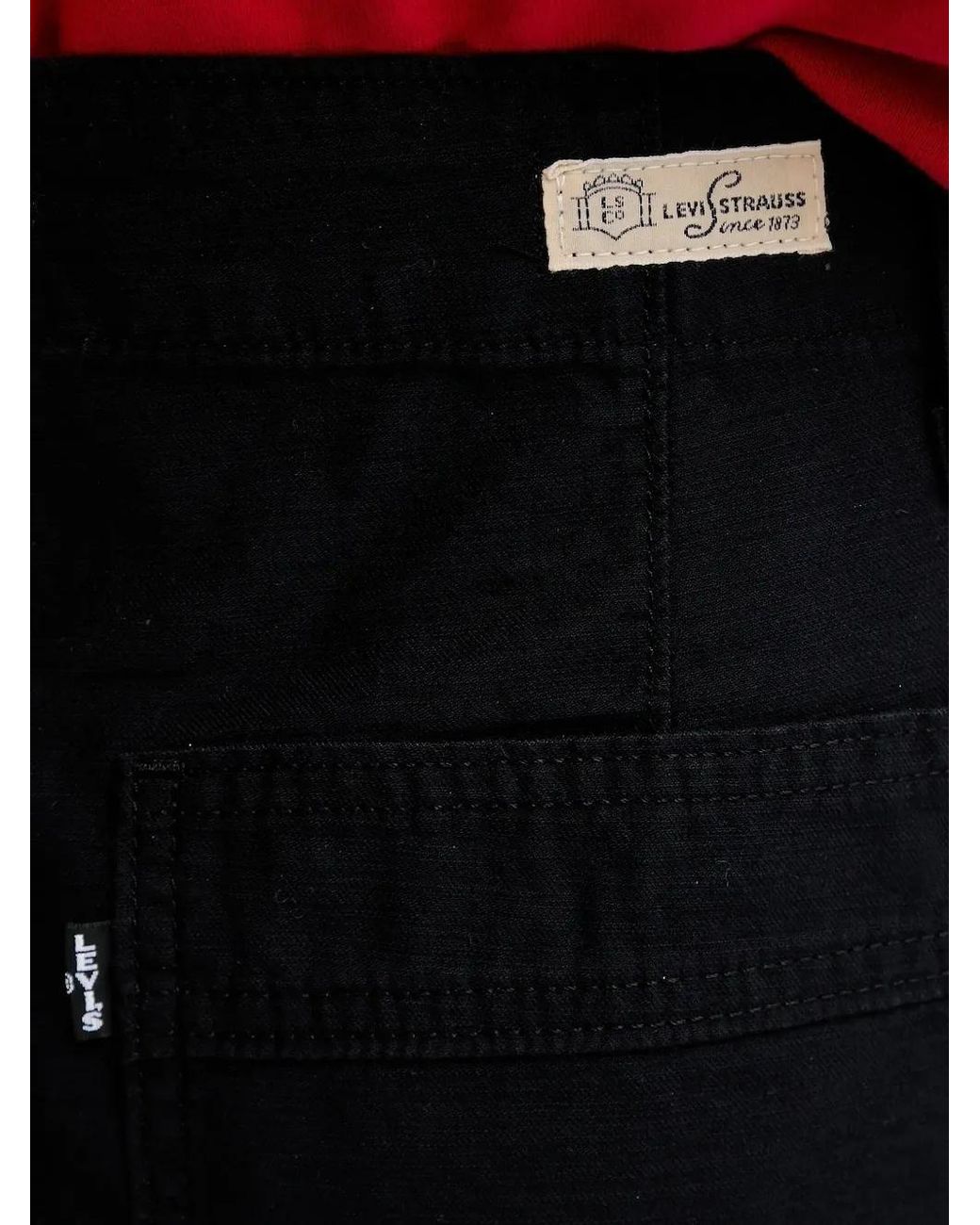 Levi's Black Patch-Pocket Jeans