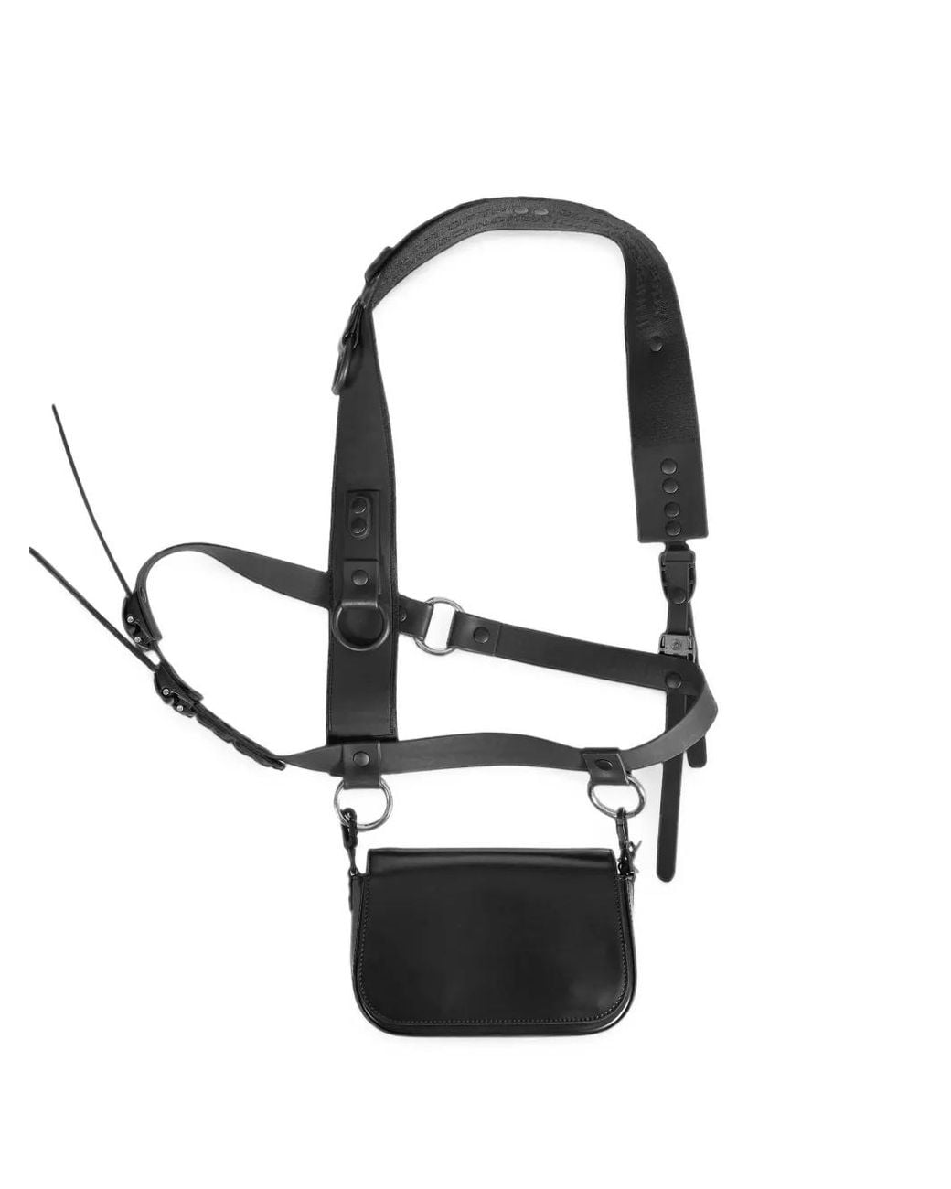 Junya Watanabe White Innerraum Harness-Style Belt Bag for men