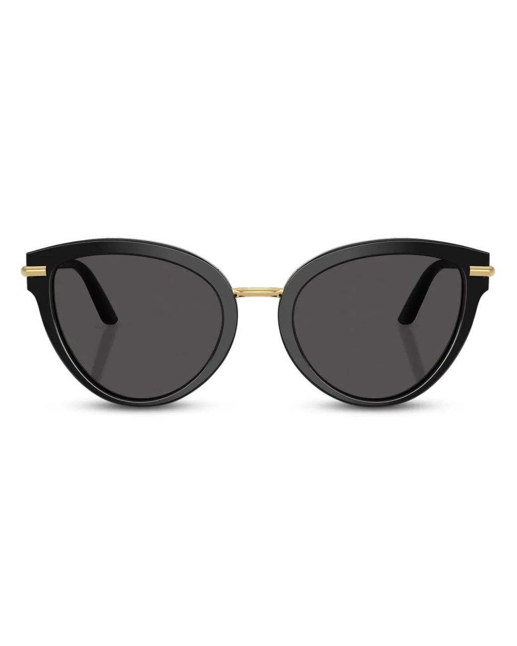 Dolce & Gabbana Black Logo-Engraved Sunglasses