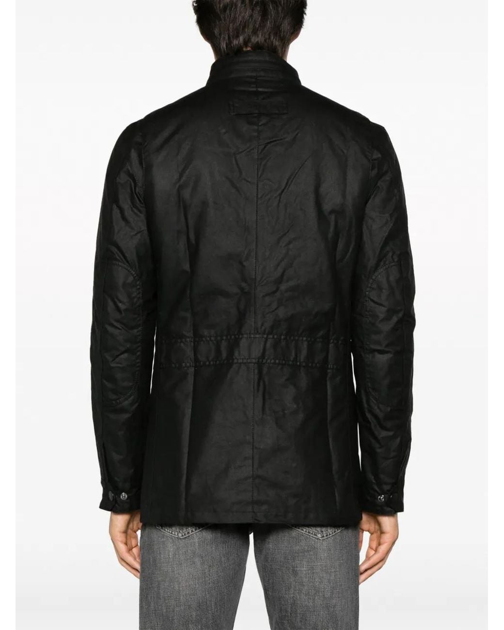 Barbour Black Corbridge Waxed Jacket for men