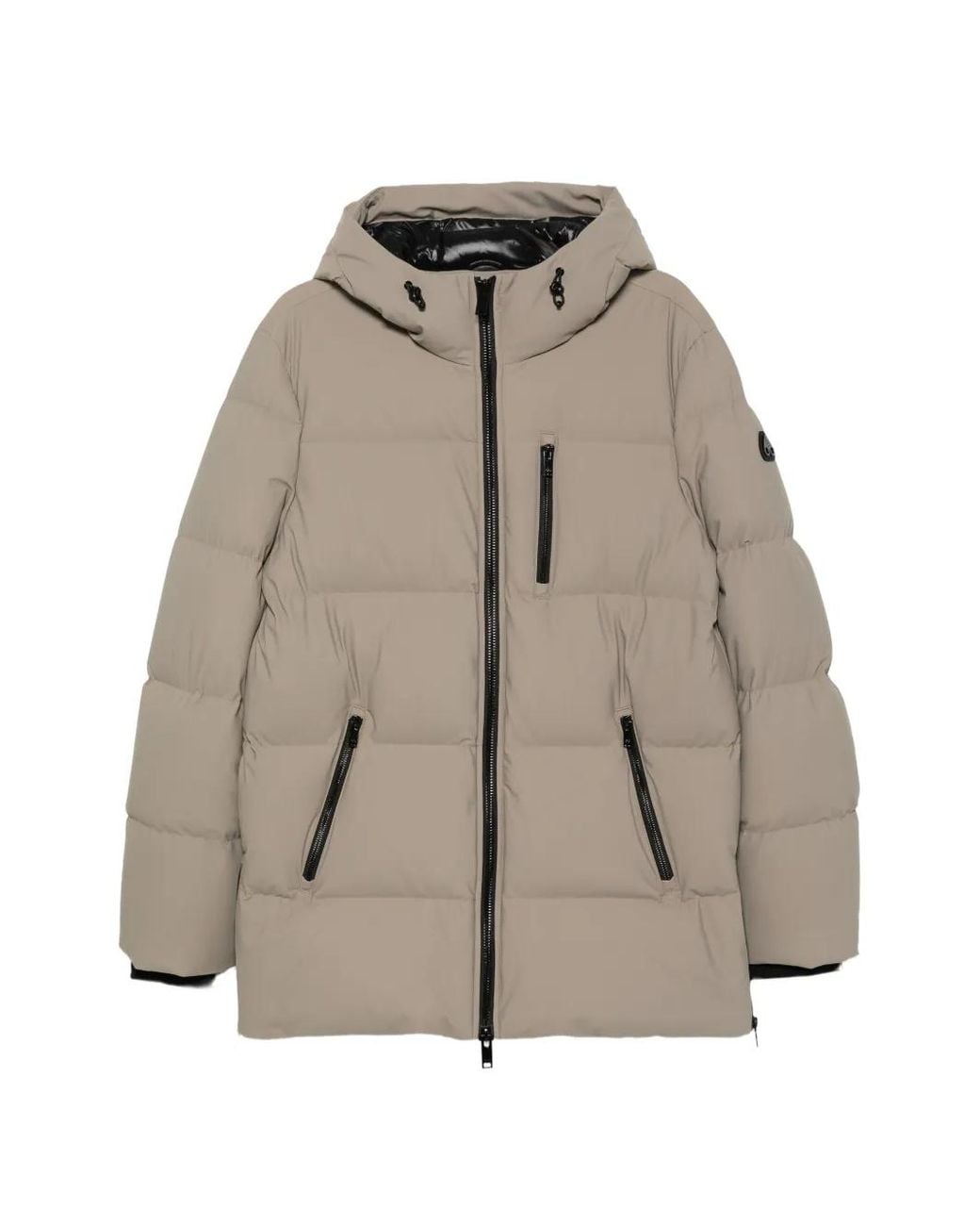 Moose Knuckles Natural Soho 3Q Quilted Hooded Coat for men