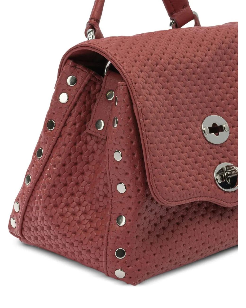 Zanellato Red Woven Tote Bag