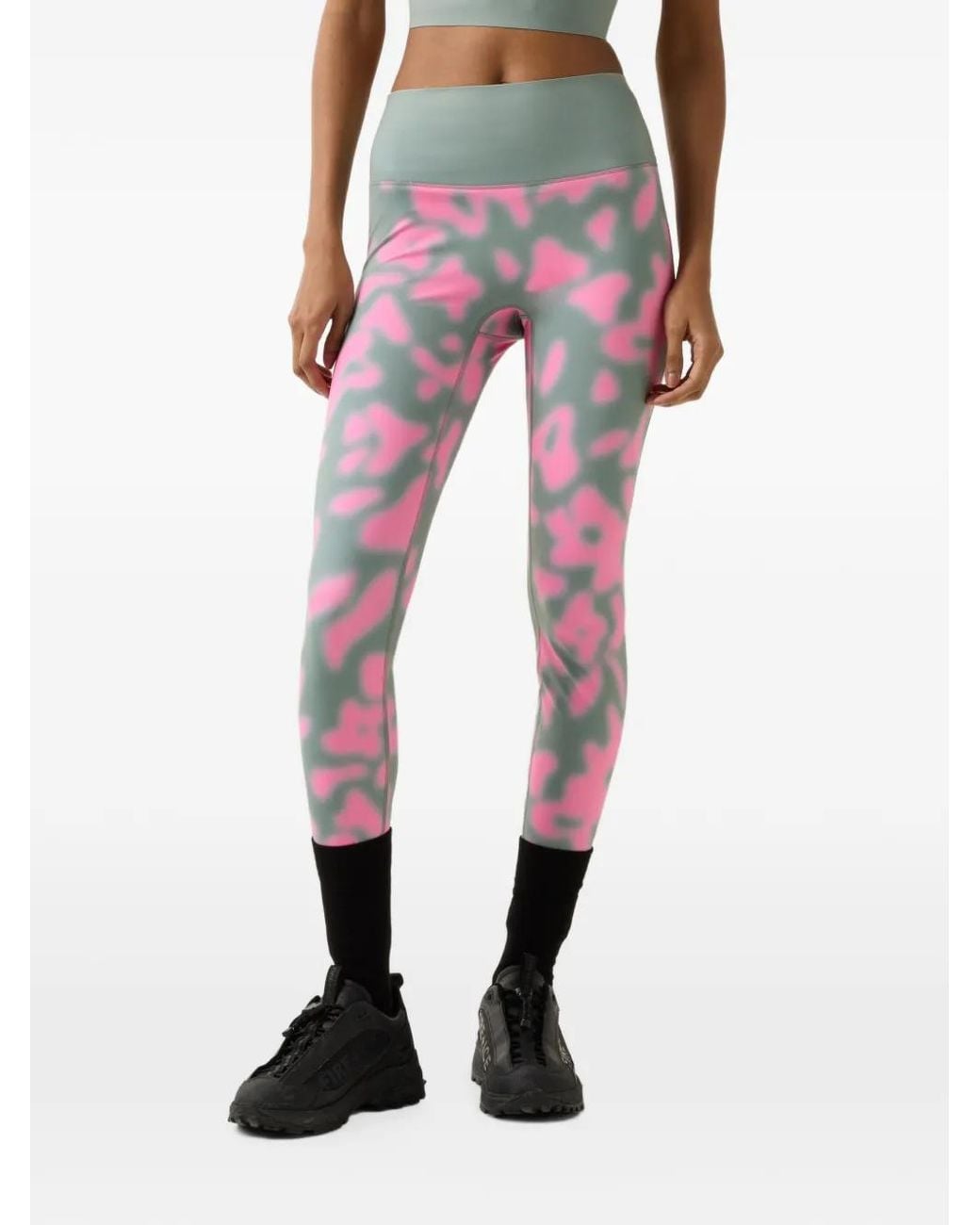 Bogner Fire + Ice Red Cherien Abstract-Print Leggings