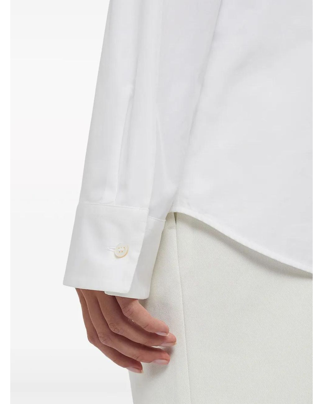Jil Sander White Cotton Shirt
