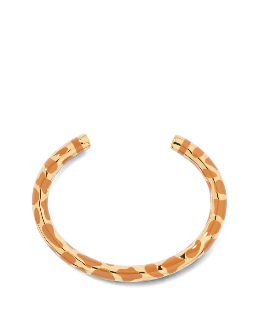 Aurelie Bidermann Metallic Positano Giraffe-Print Bracelet