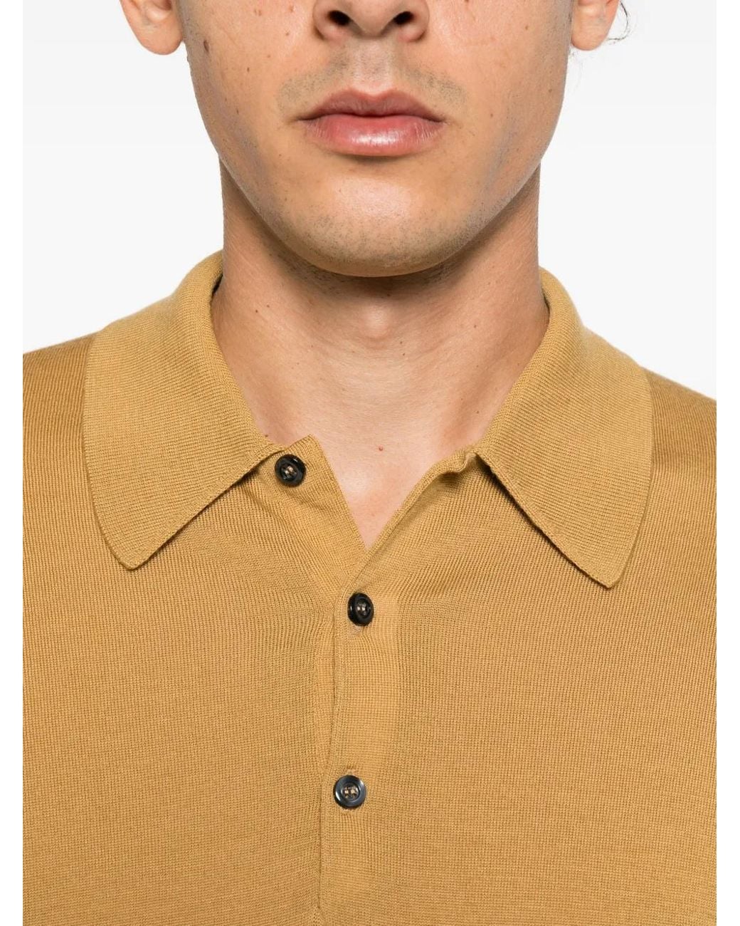 John Smedley Natural Dorset Merino Wool Sweater for men