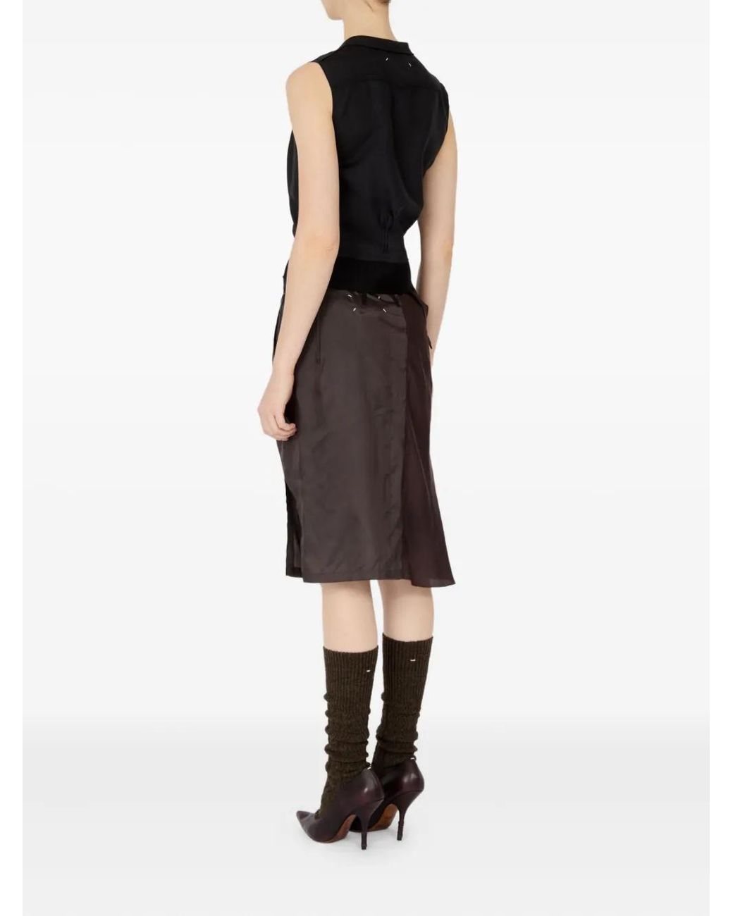 Maison Margiela Black Silk Top