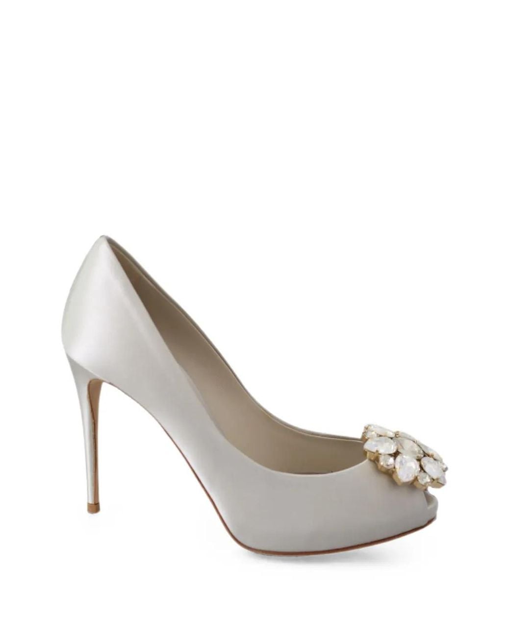 Dolce & Gabbana Natural Peep-Toe Heeled Pumps