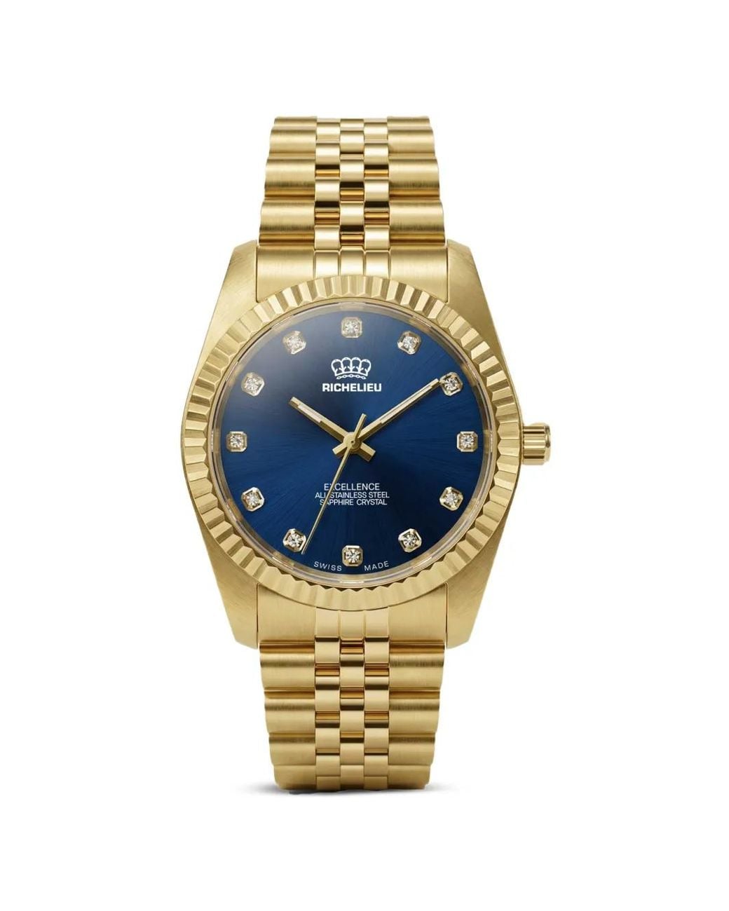 Richelieu Swiss Blue Logo-Detail 22Mm Watch