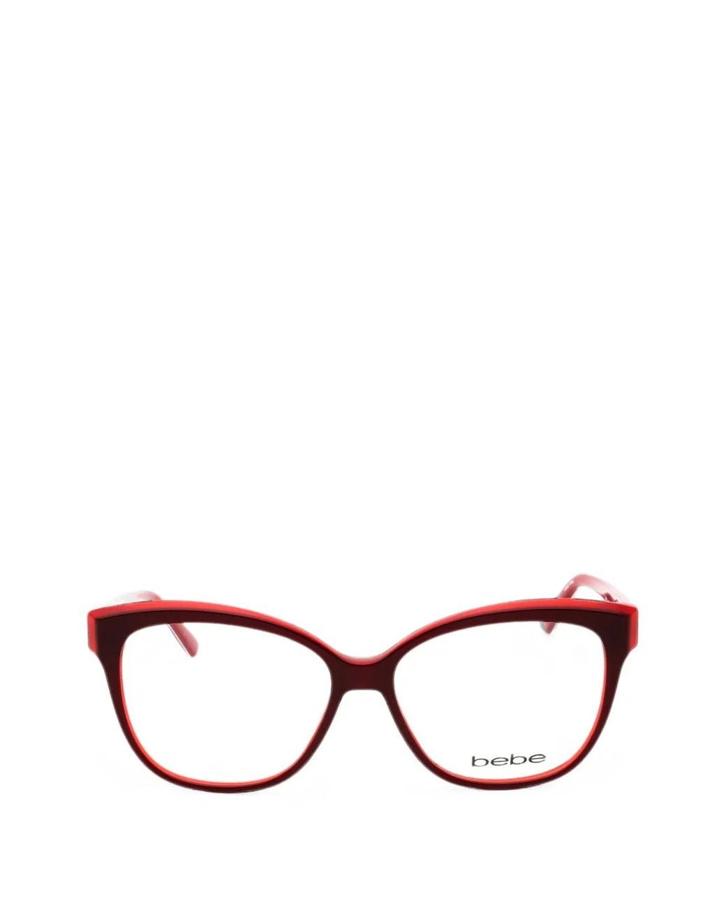 Bebe Black Geometric-Frame Glasses