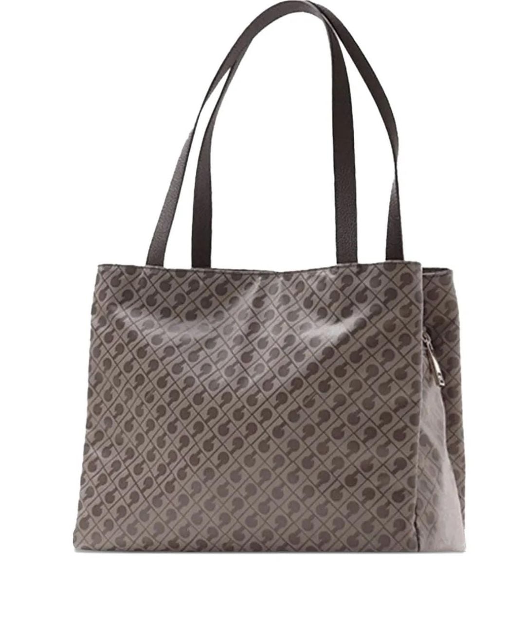 Gherardini Brown Pattern Tote Bag