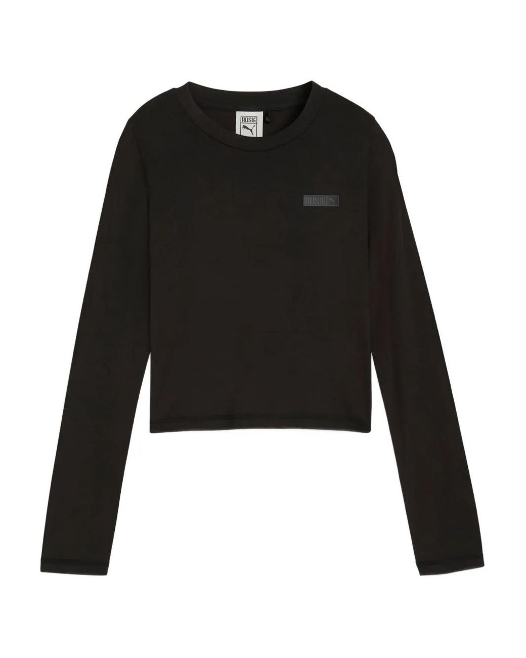 PUMA Black X Rosé Long-Sleeve Top
