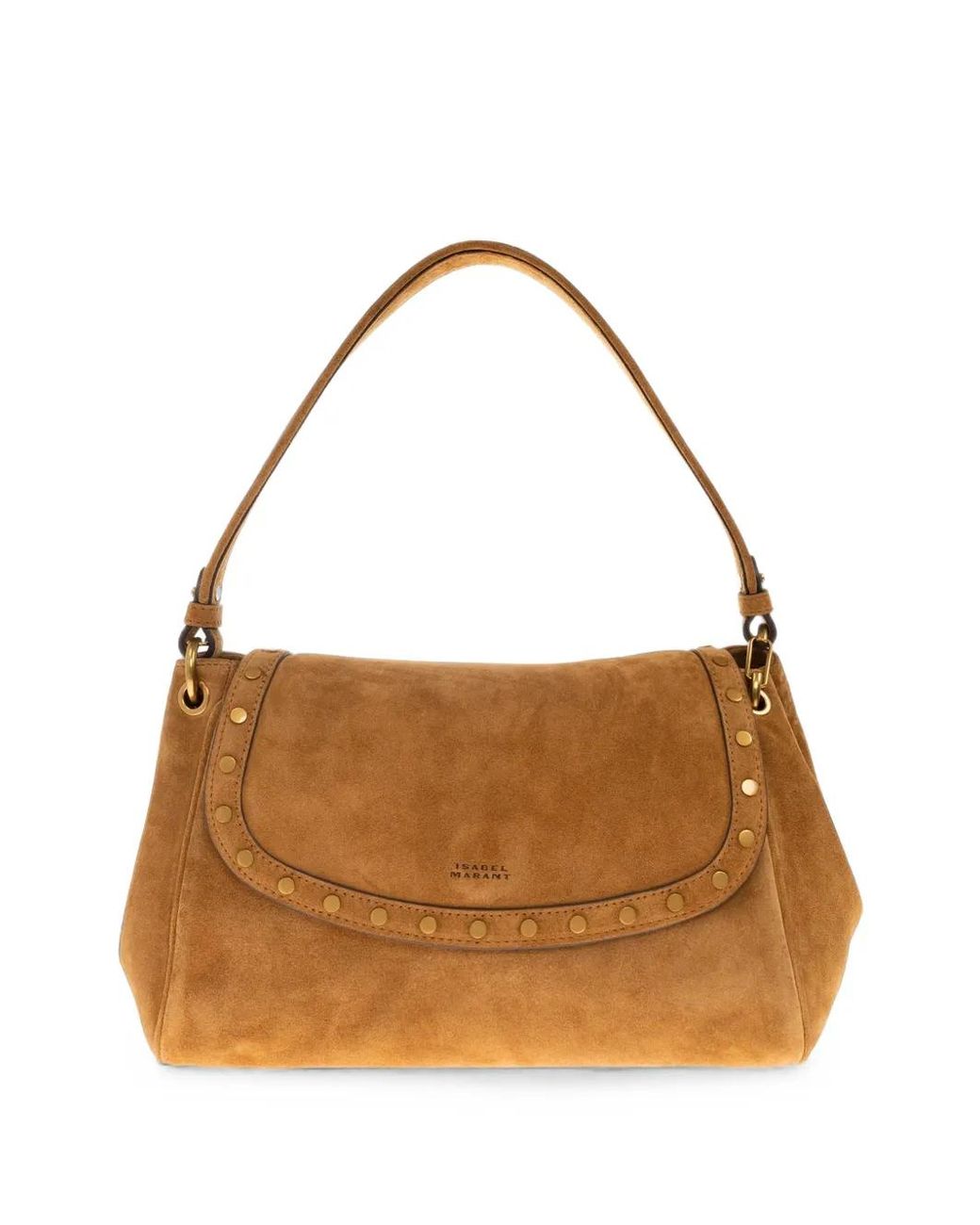 Isabel Marant Brown Chany M Suede Shoulder Bag