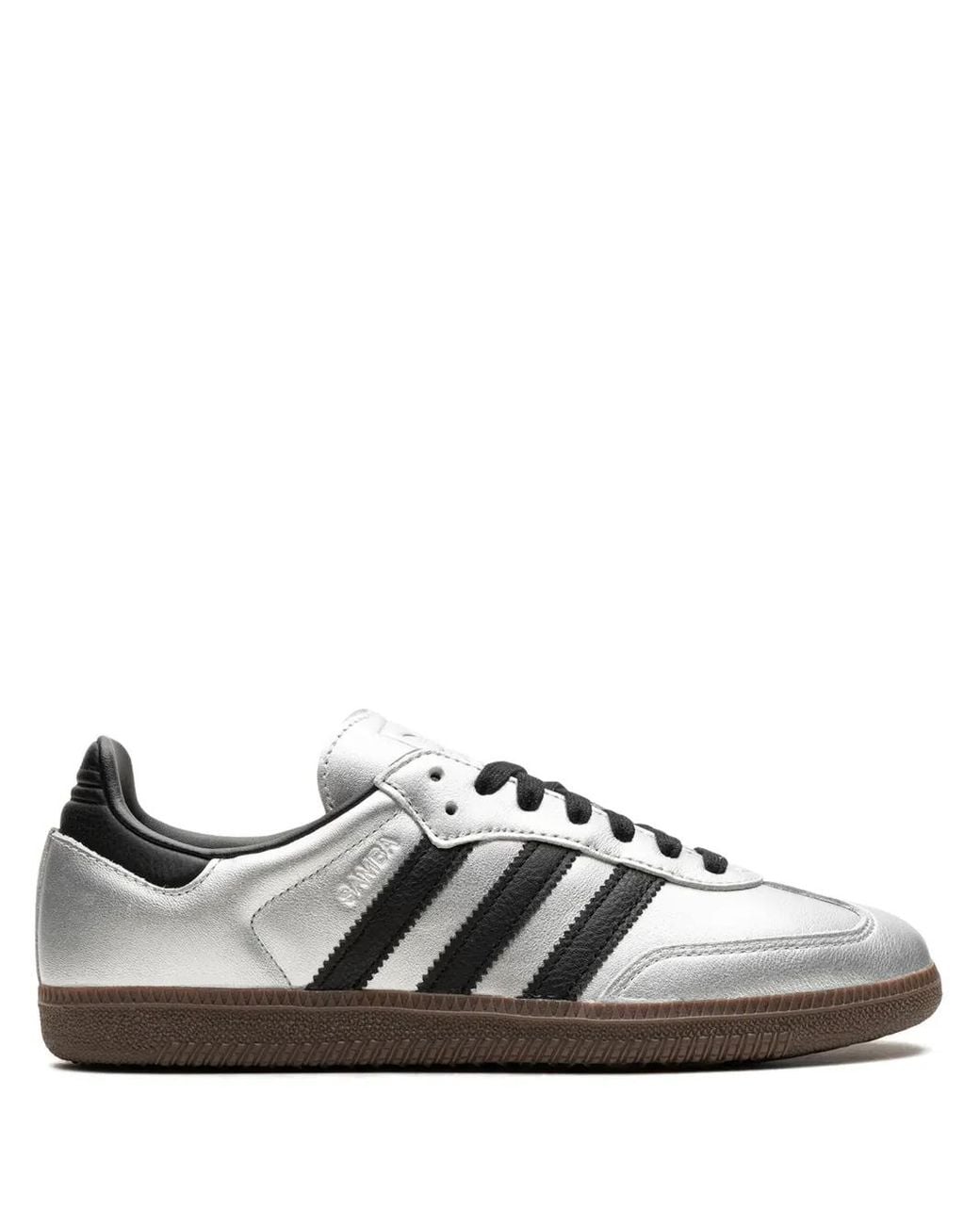 Adidas Metallic Samba OG Leather Sneakers
