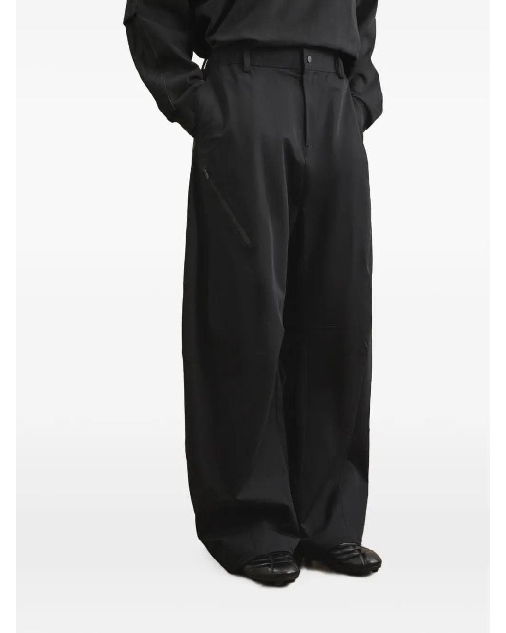 CROQUIS Blue Pantalon Ample À Empiècements for men