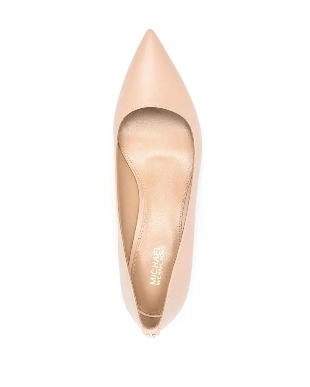 MICHAEL Michael Kors Pink Logo-Plaque 50Mm Leather Pumps