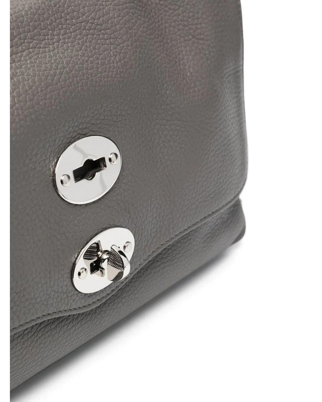 Zanellato Gray Calf-Leather Satchel-Bag