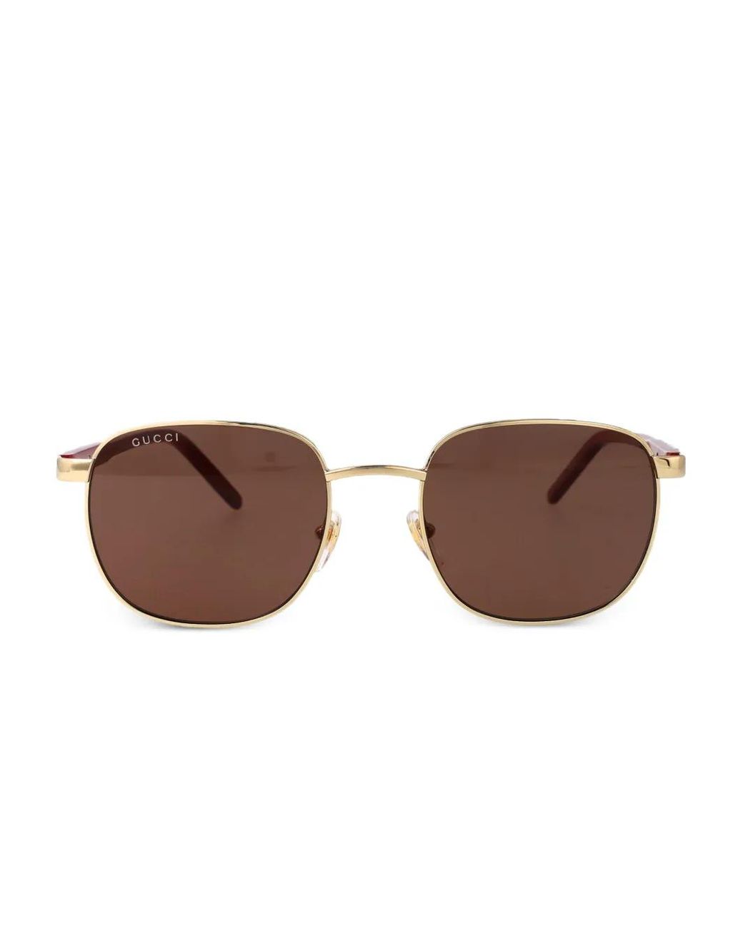 Gucci Brown Square-Frame Sunglasses for men