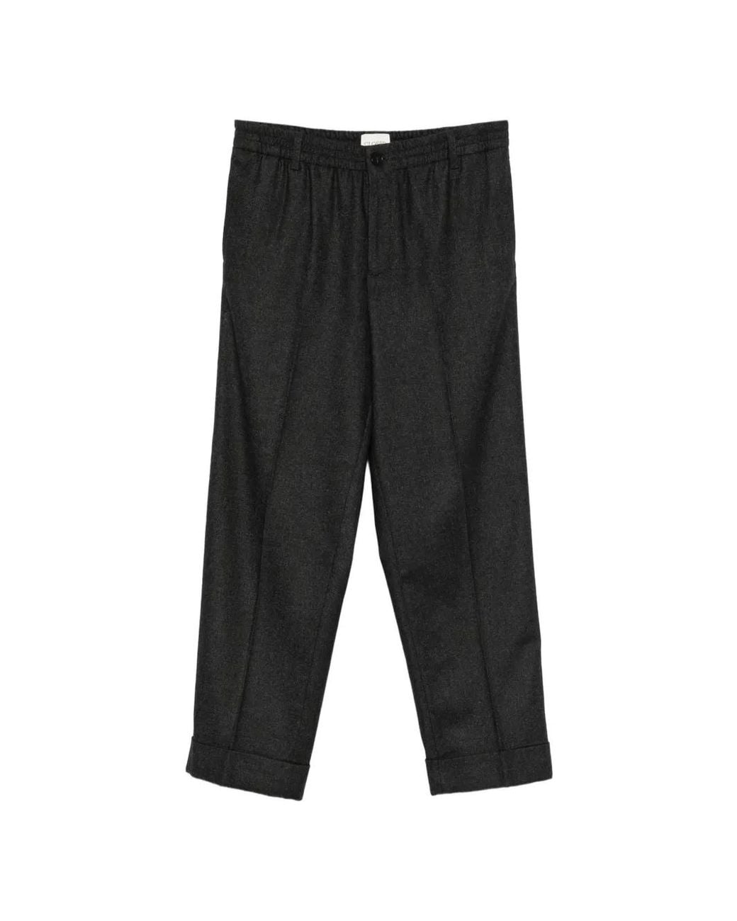 Closed Black Elasticated-Waistband Trousers