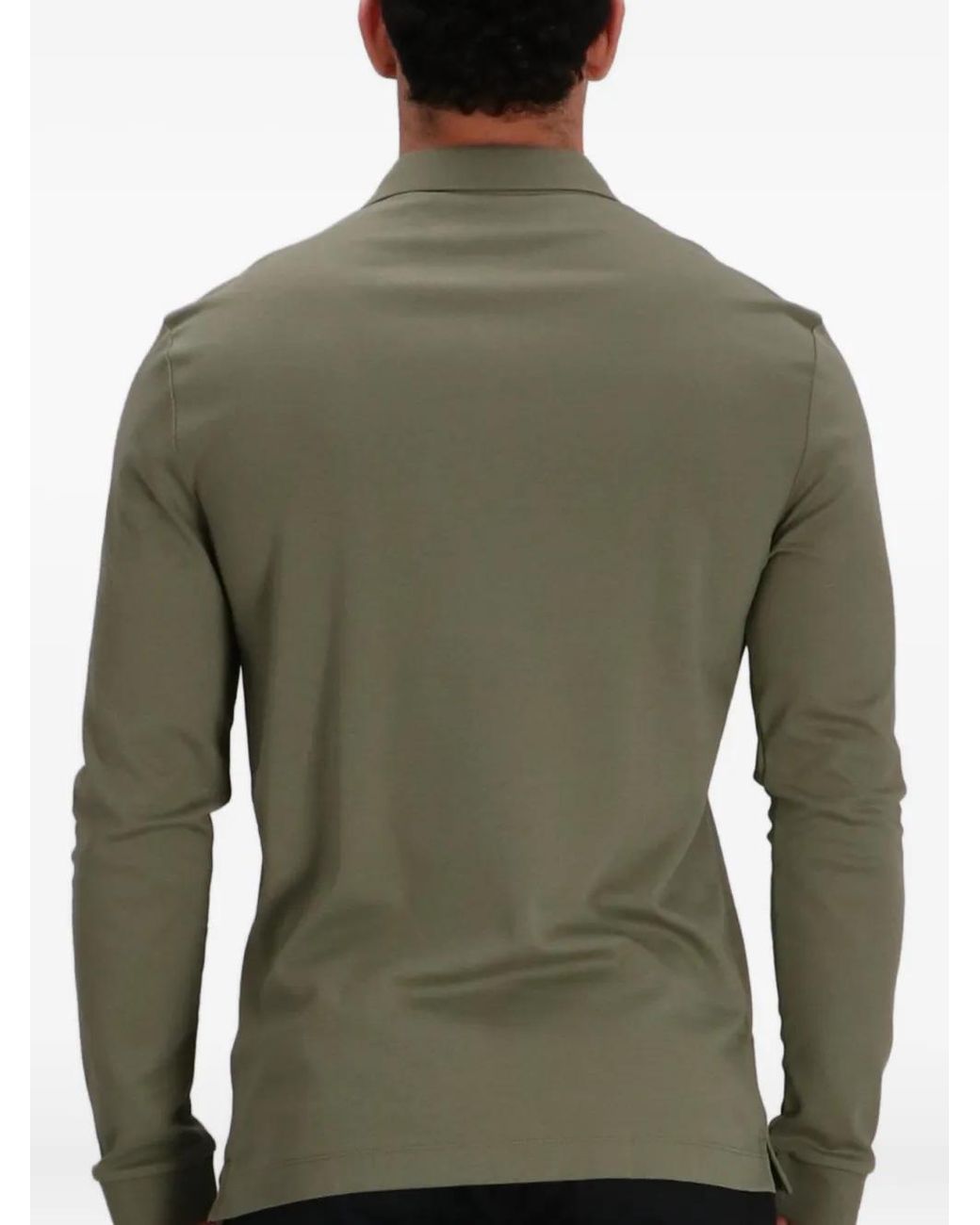 Boss Green Long-Sleeve Polo Shirt for men