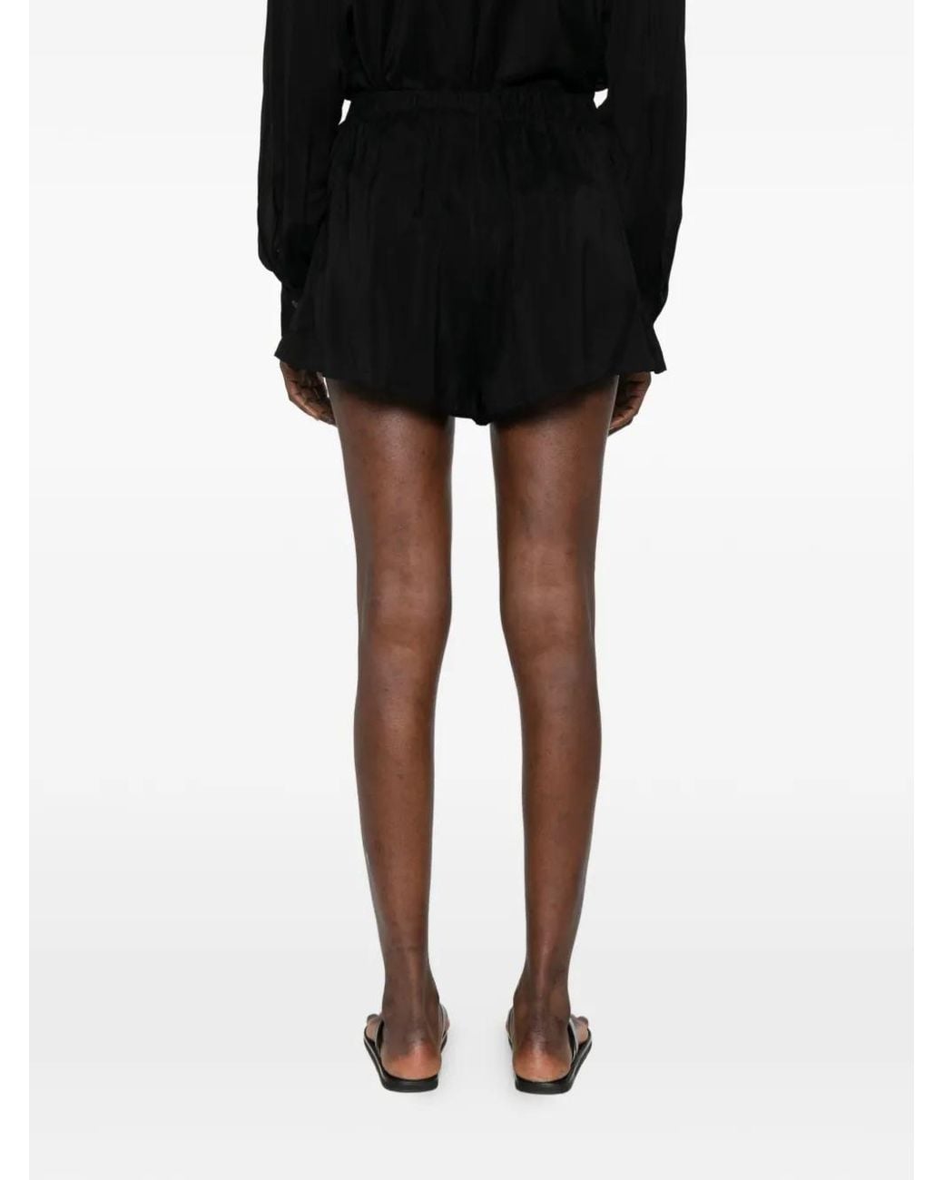 Bondi Born Black Elasticated-Waist Shorts