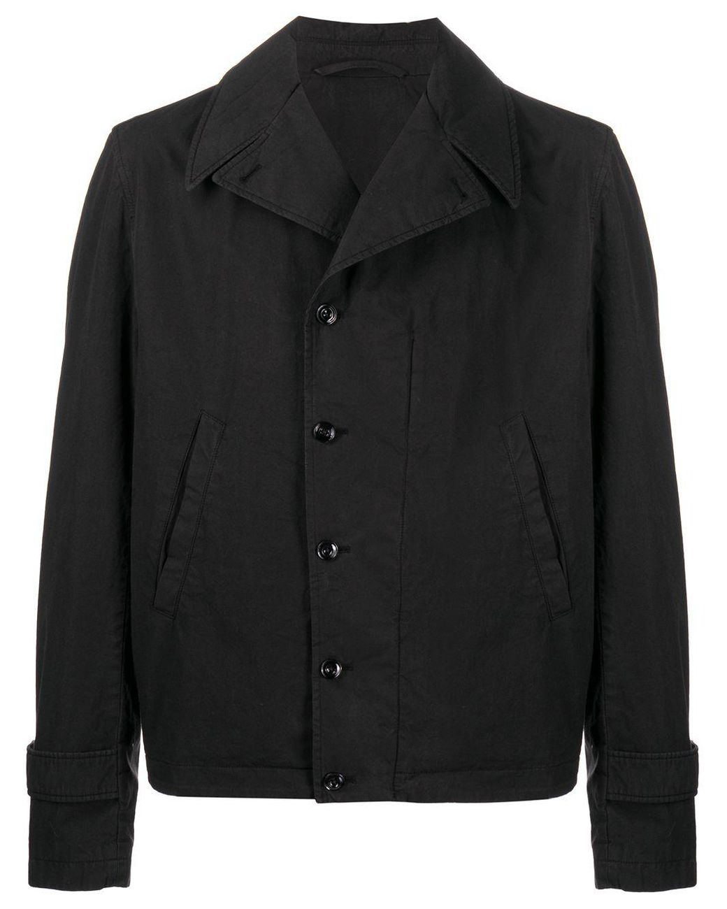 Lemaire Boxy-fit Cotton Jacket in Black for Men - Lyst