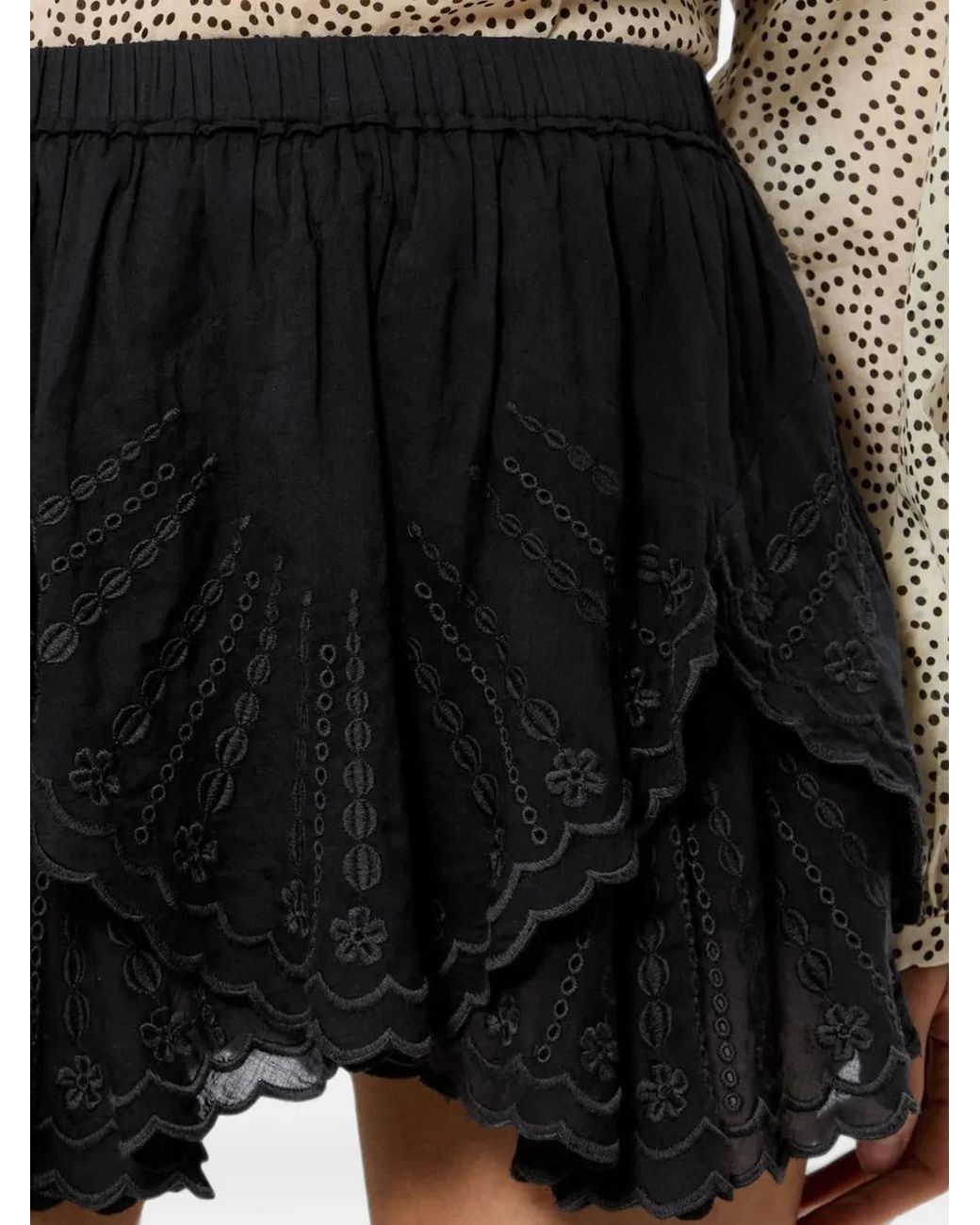 Isabel Marant Black Layale Shorts