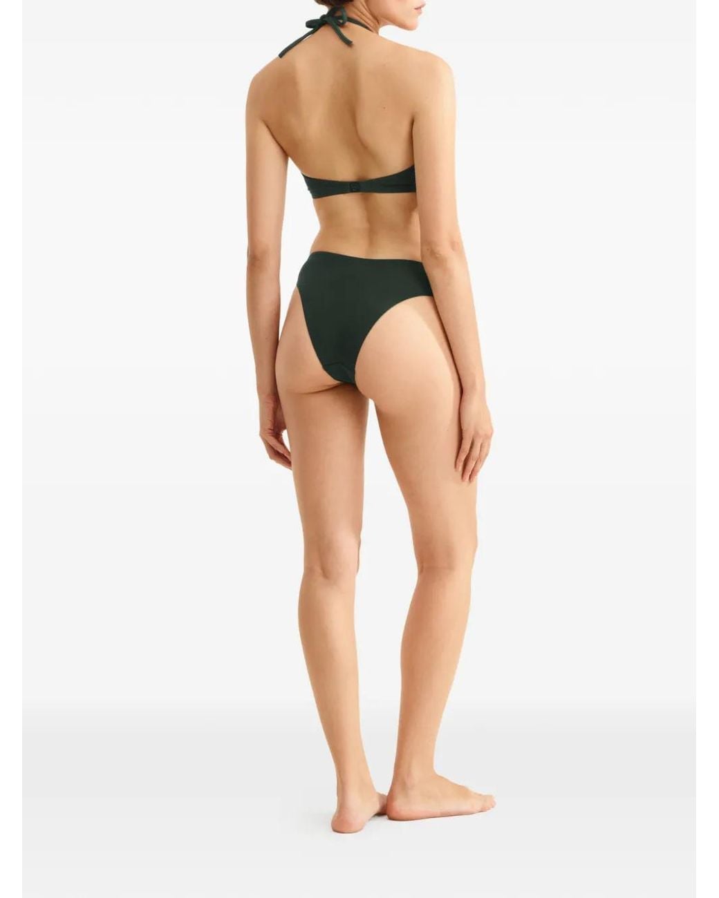 Eres Green High-Cut Bikini Bottoms