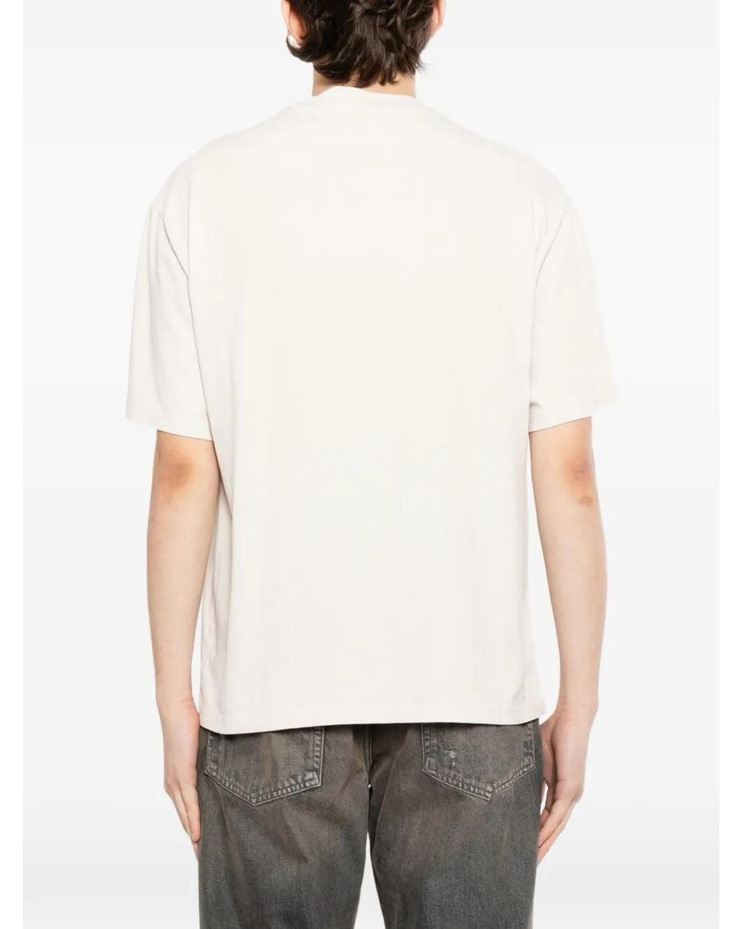 Melt Blue Graphic-Print T-Shirt for men