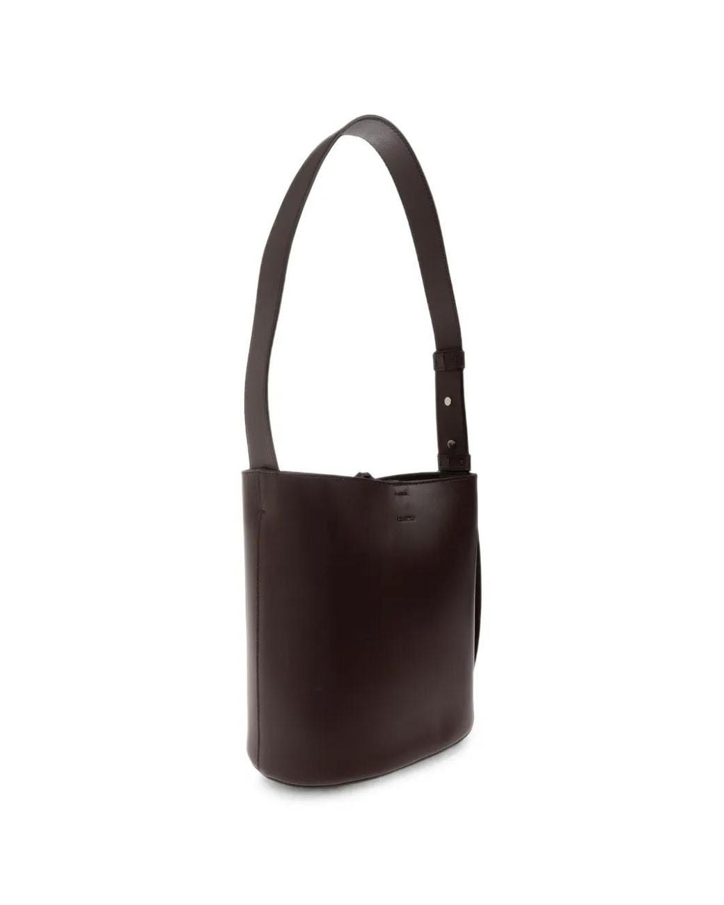 LIE STUDIO White The Paula Leather Shoulder Bag