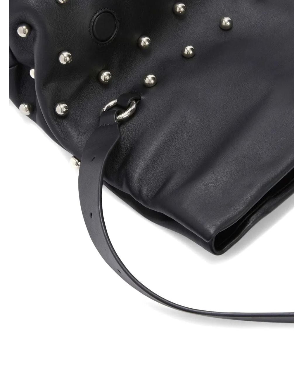 Jil Sander Black Small Rollup Bag