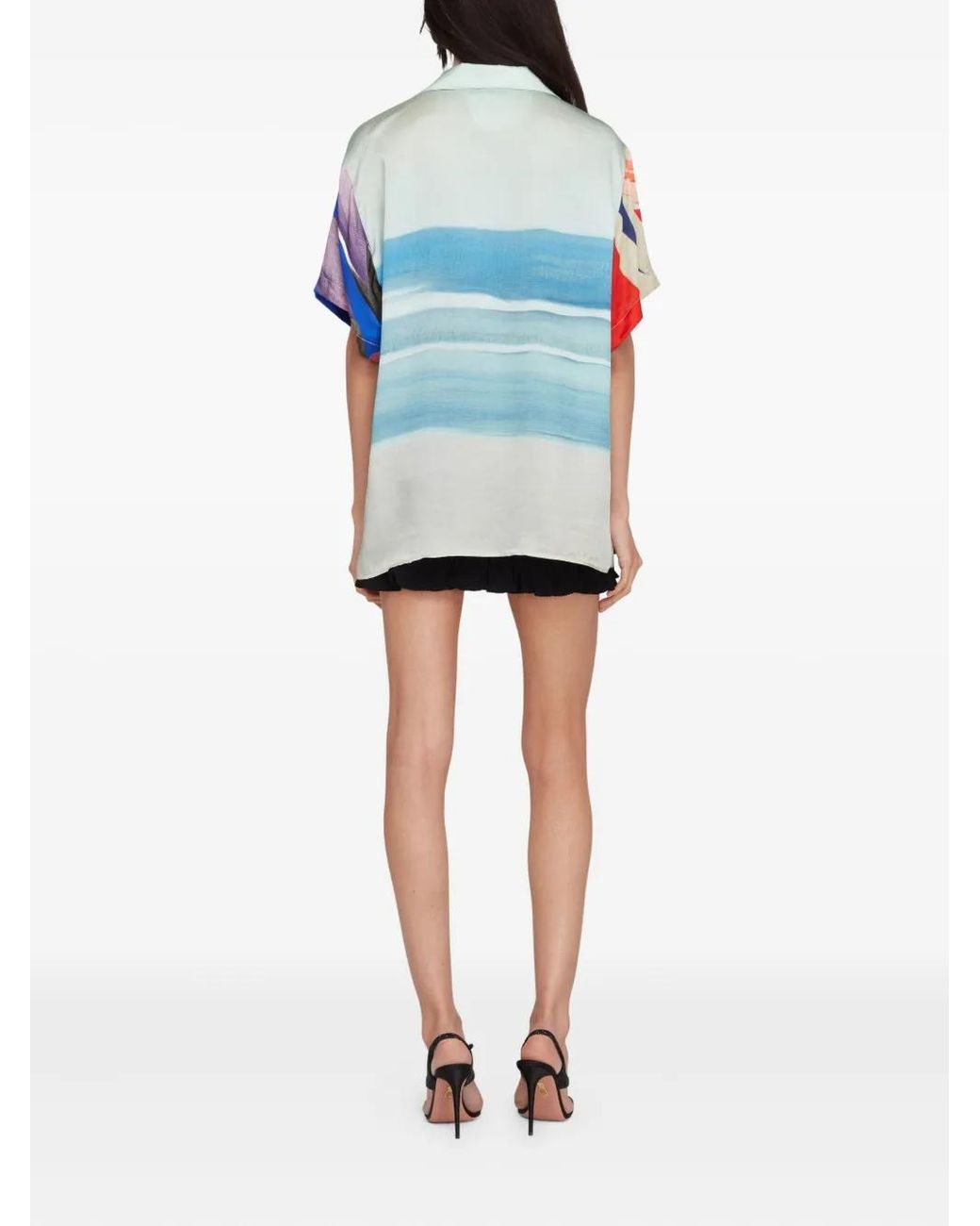 Donde Esteban Blue Salpicon Shirt