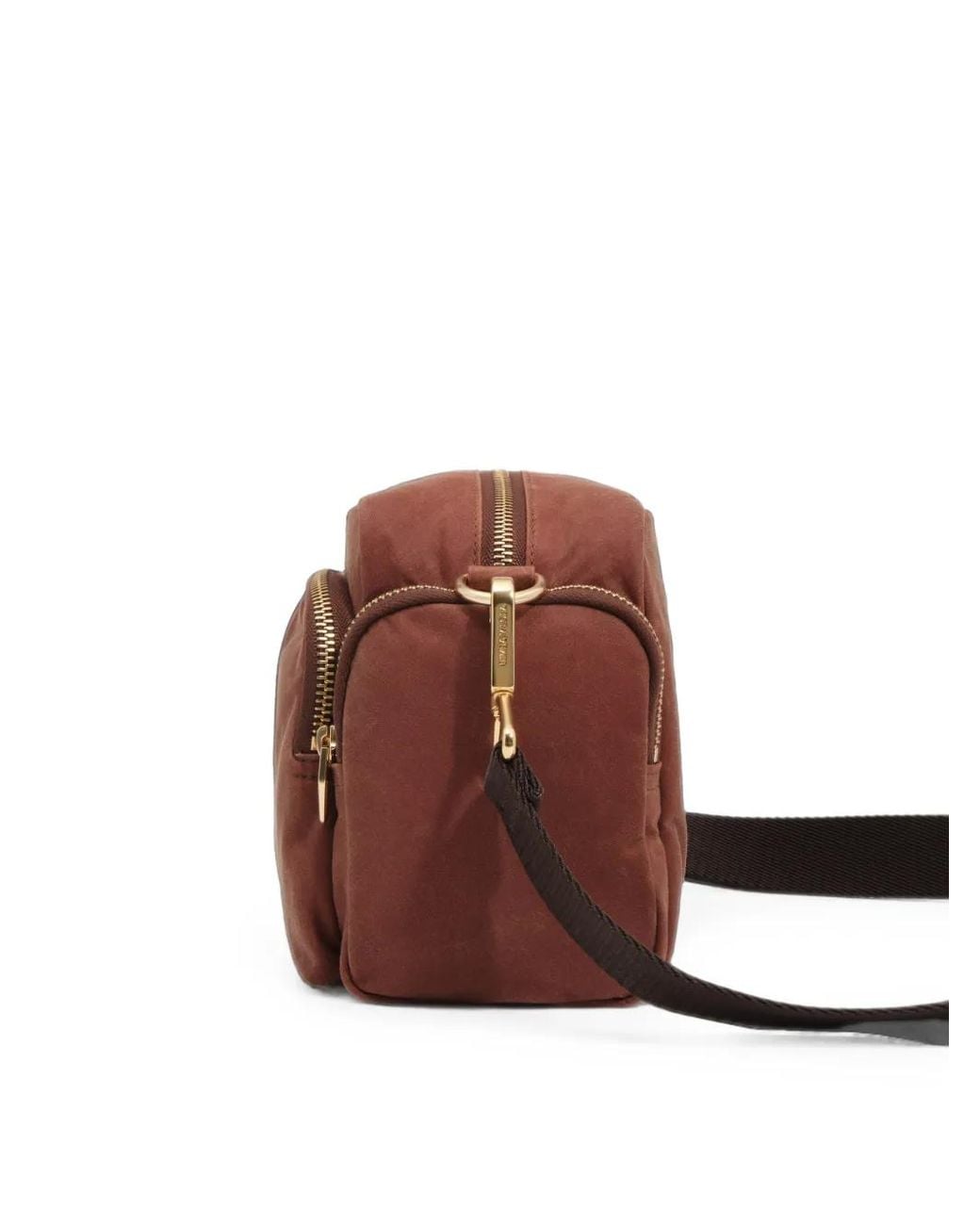 Bimba Y Lola Brown Large Rust Coated Pocket Bag