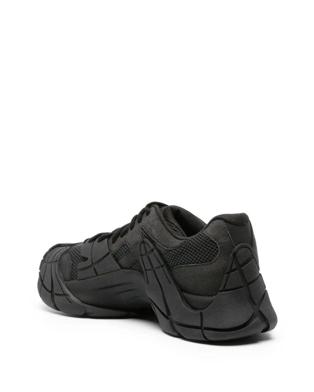 CAMPERLAB Black Tormenta Panelled Mesh Sneakers
