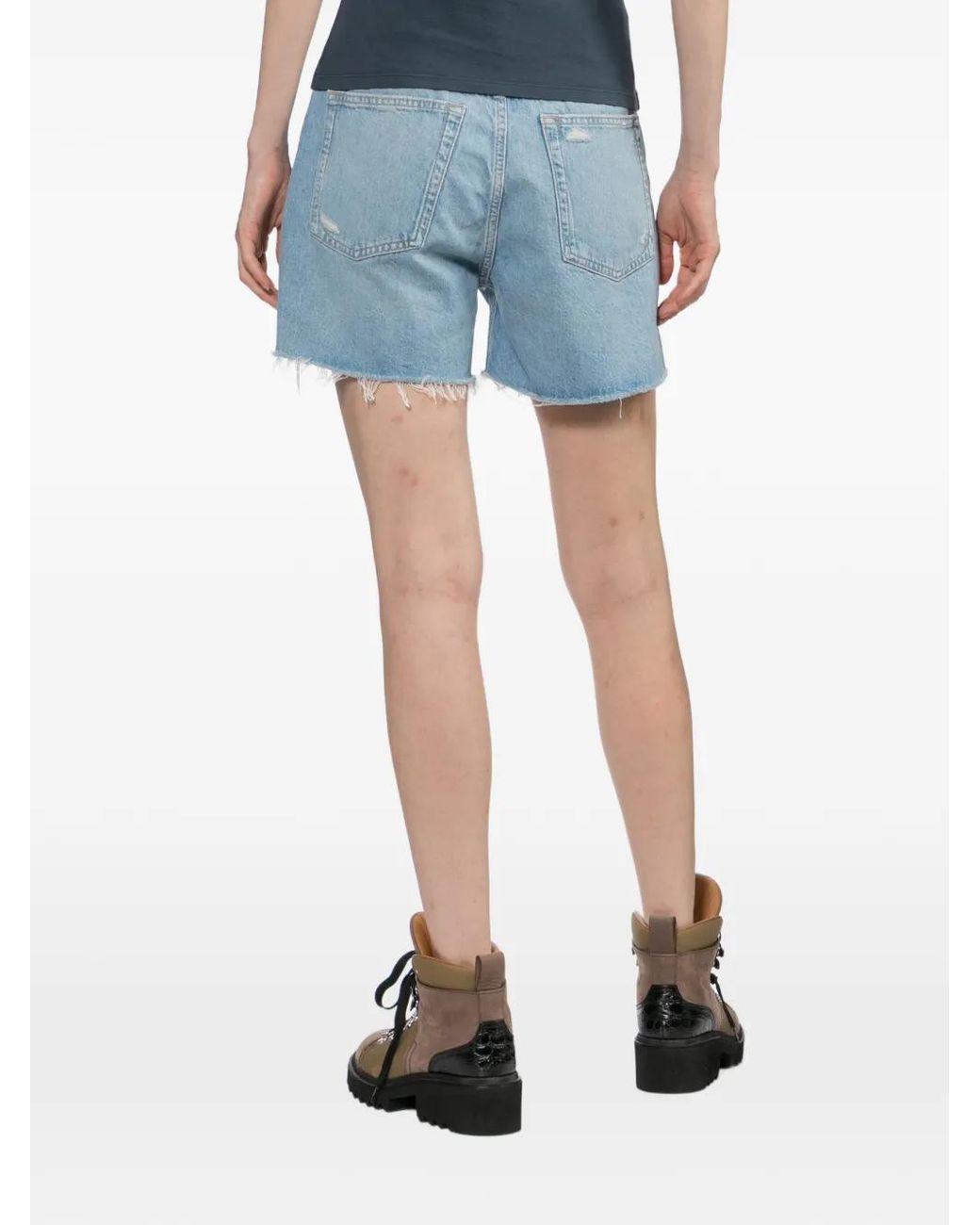 Pantalones Vaqueros Cortos Flora Rag & Bone de color Blue