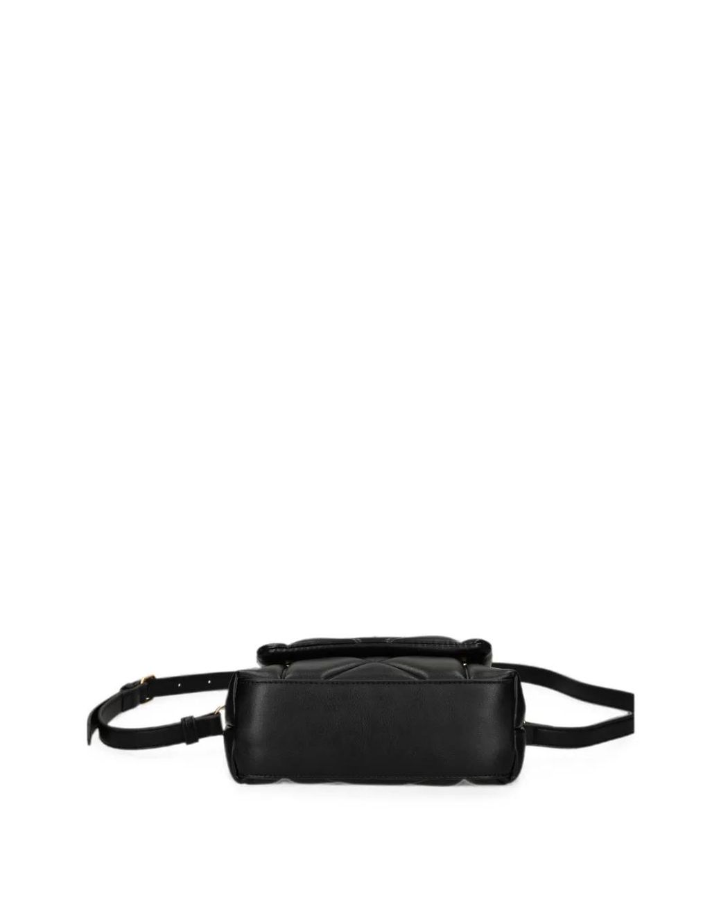 Love Moschino Black Logo-Plaque Tote Bag