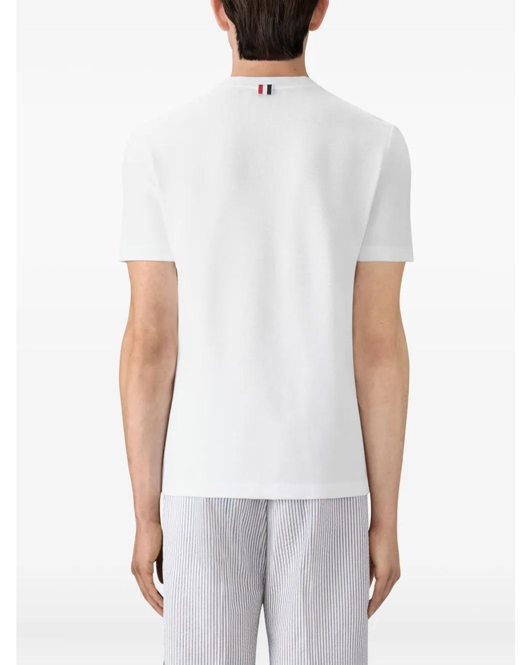 Thom Browne White T-Shirts And Polos for men
