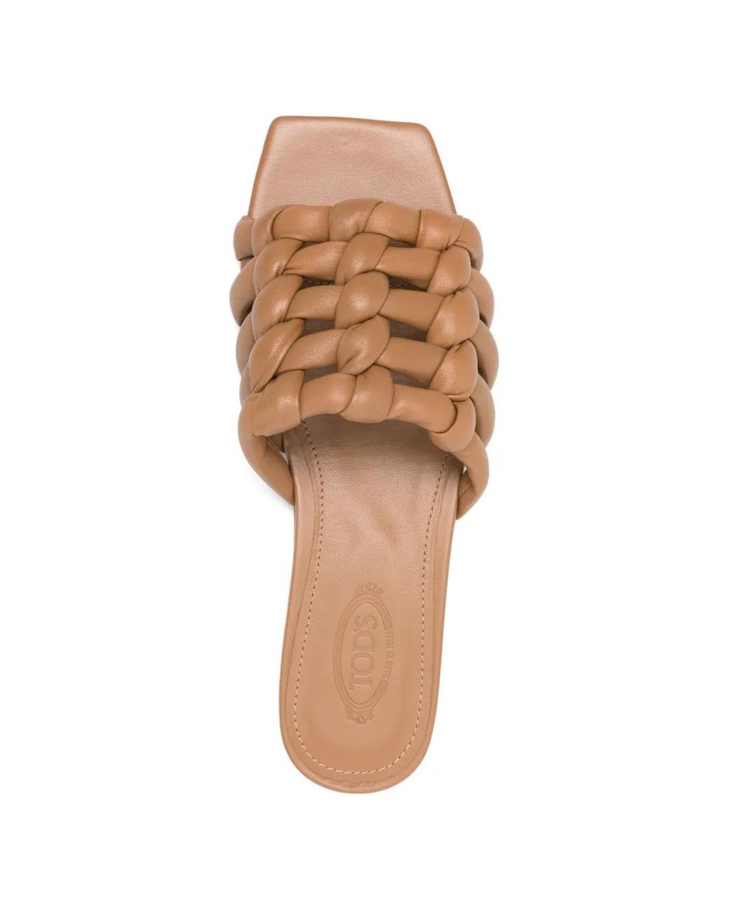 Tod's Natural Woven Sandals