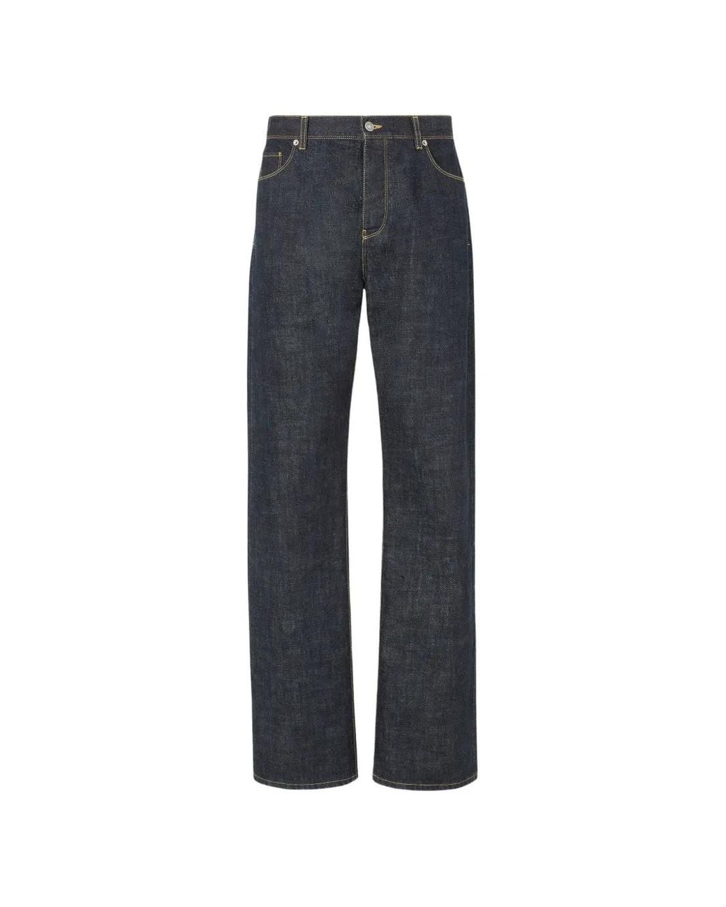 Fendi Blue Jeans Regular Waist for men