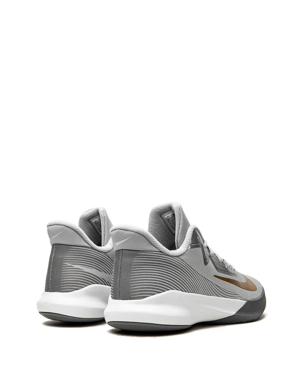 Nike White Precision 4 Low-Top Sneakers