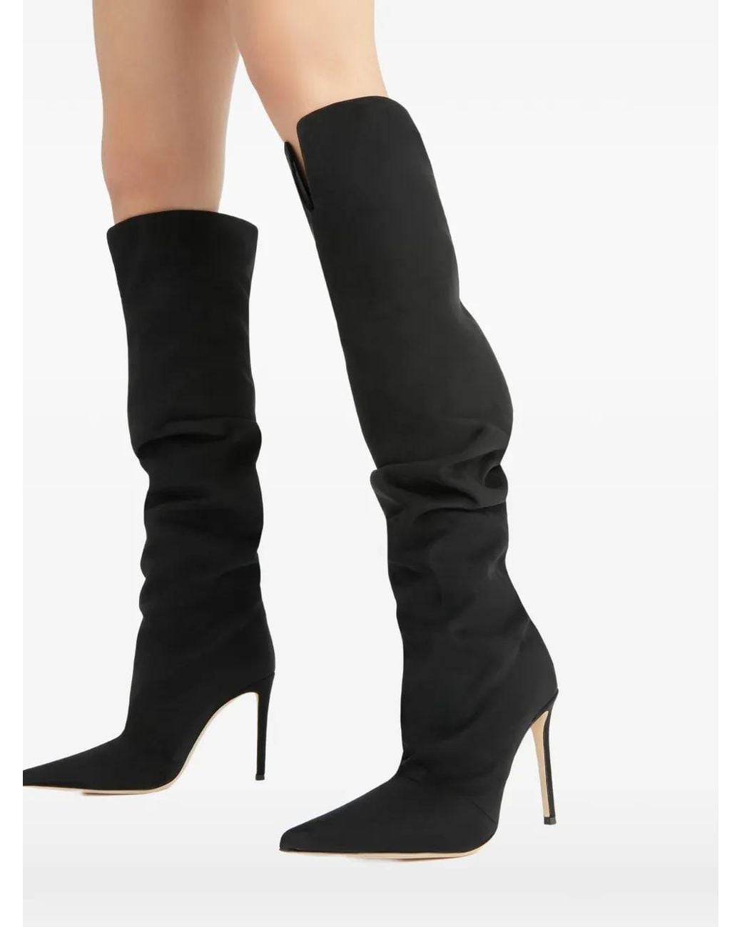 Giuseppe Zanotti Black Gala Over-The-Knee Boots