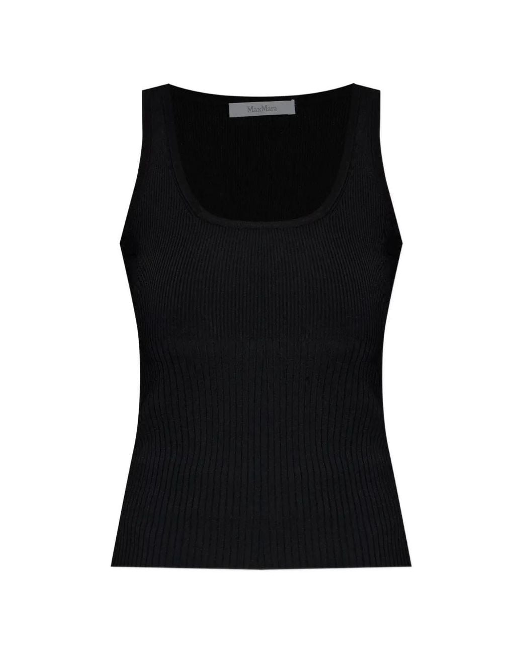 Top De Canalé Max Mara de color Black