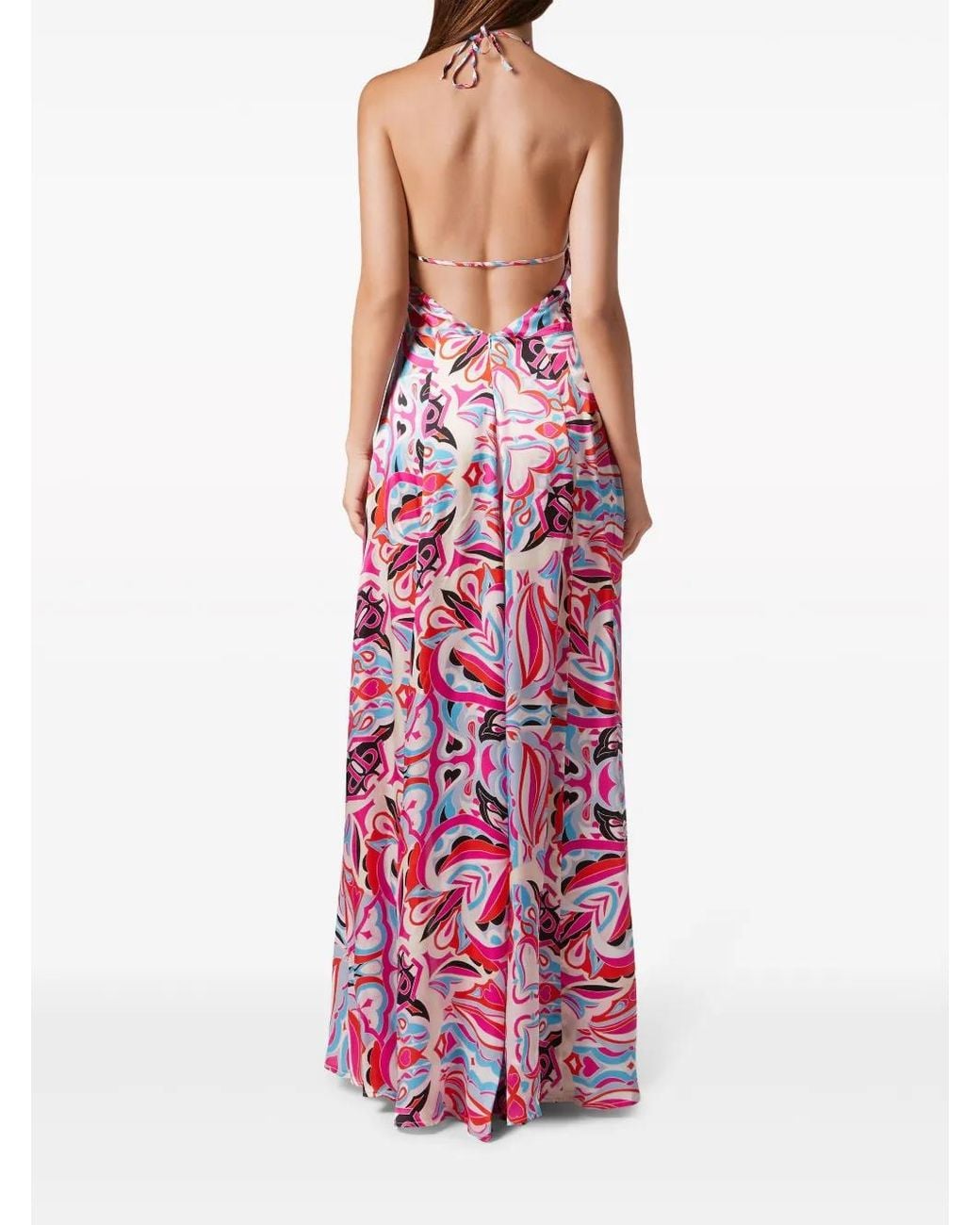 Philipp Plein Pink Maxi Dress