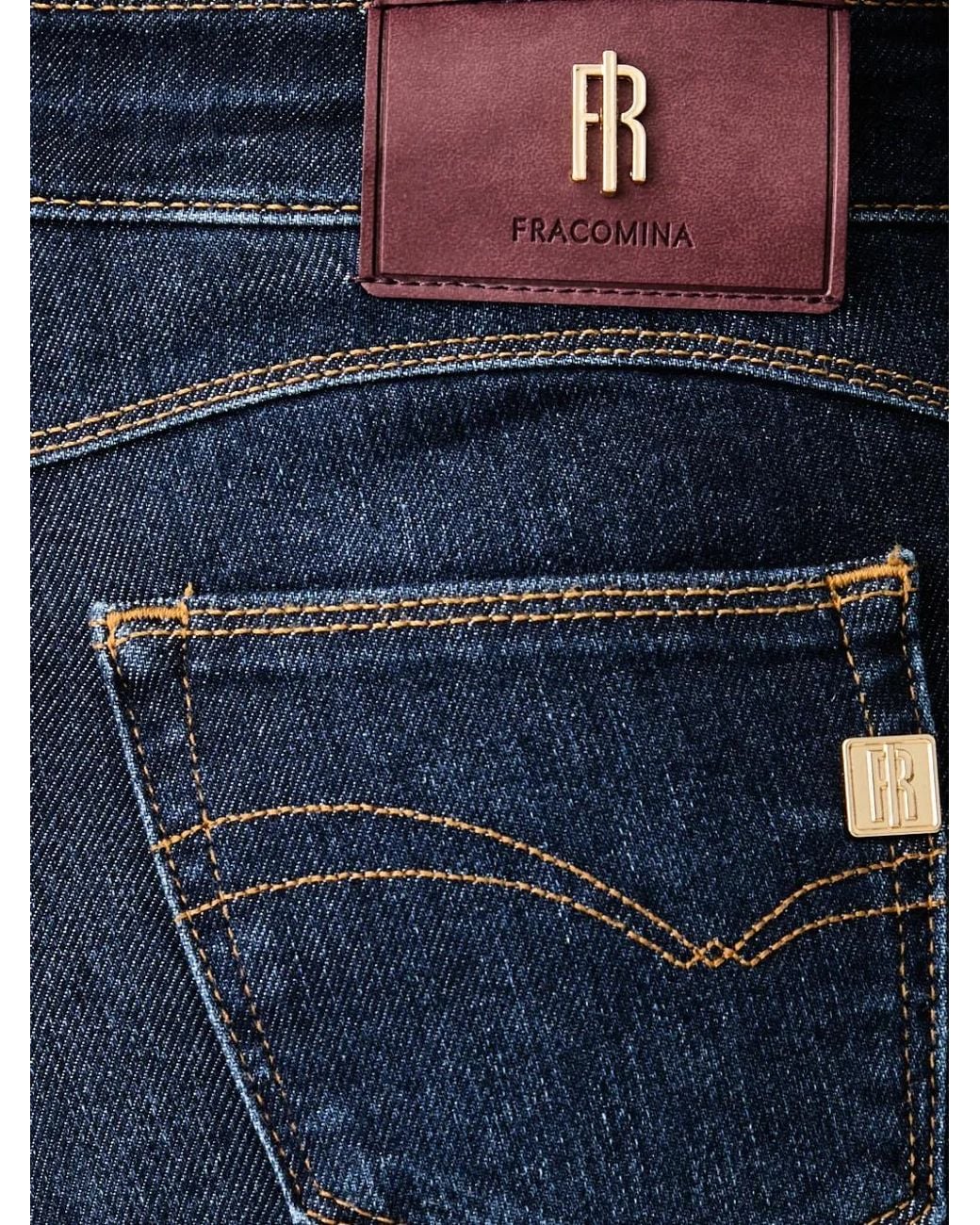 Fracomina Blue Faded Bootcut Jeans