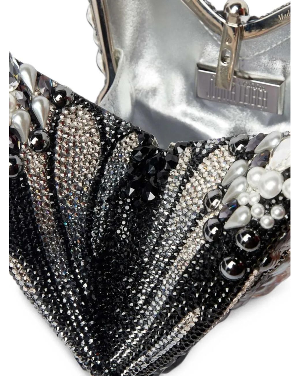 Judith Leiber Gray Butterfly Colette Crystal-Embellished Mini Bag