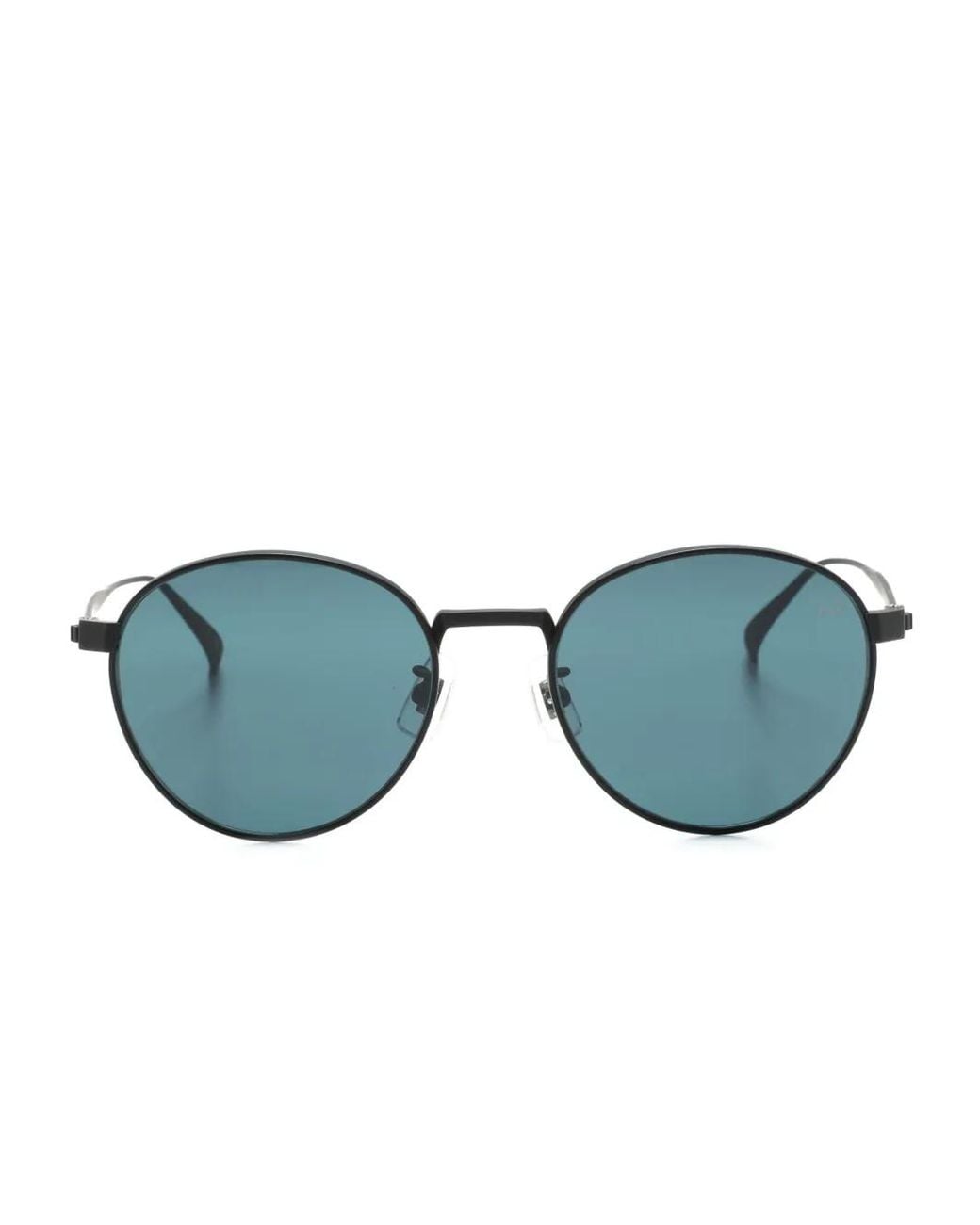 Dunhill Blue Round-Frame Sunglasses