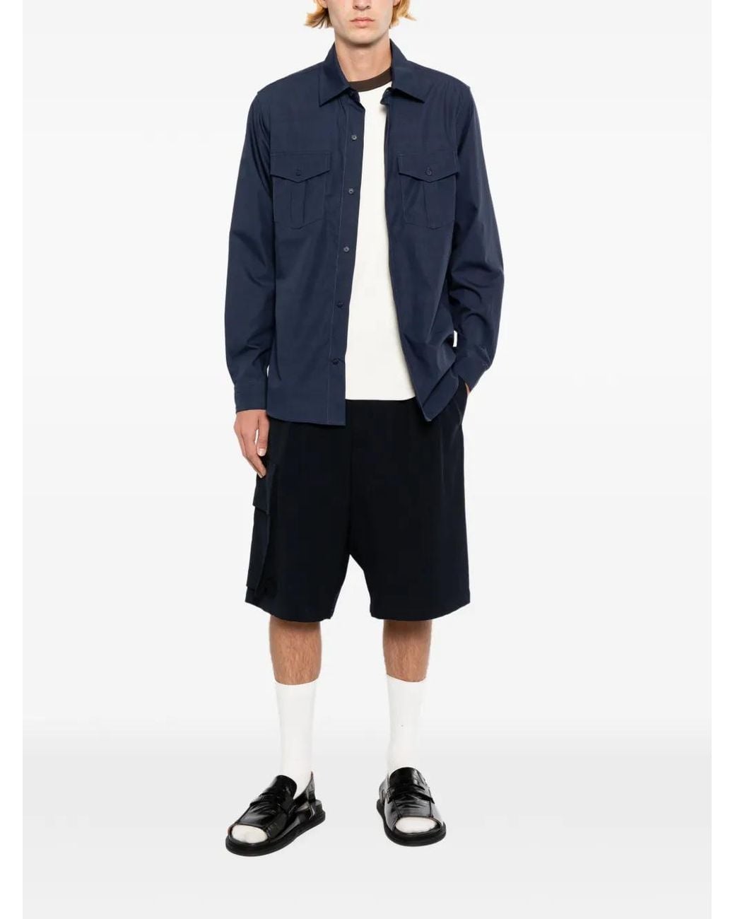 A.P.C. Blue Warren Shirt for men