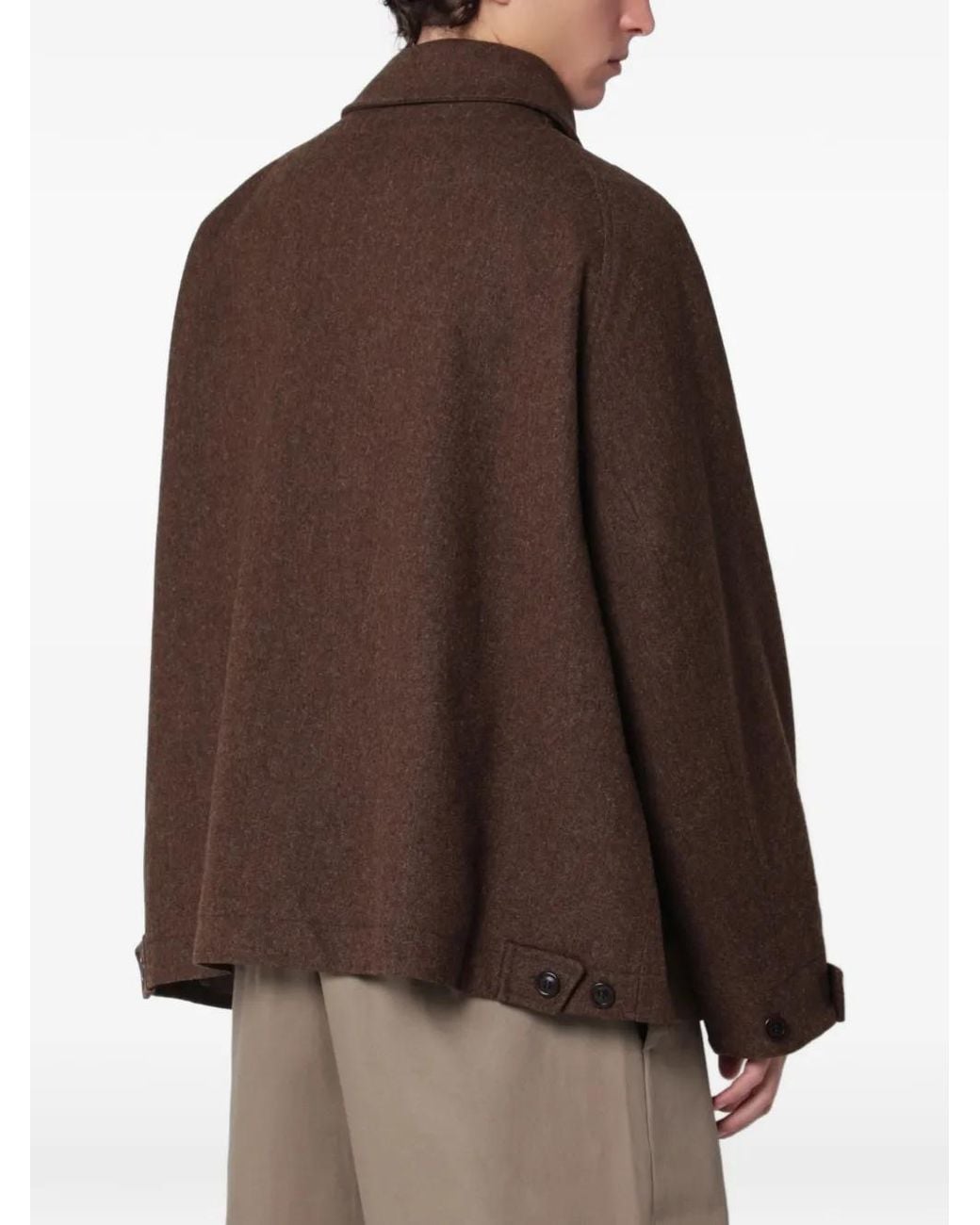 YMC Brown Harrison Button-Up Jacket