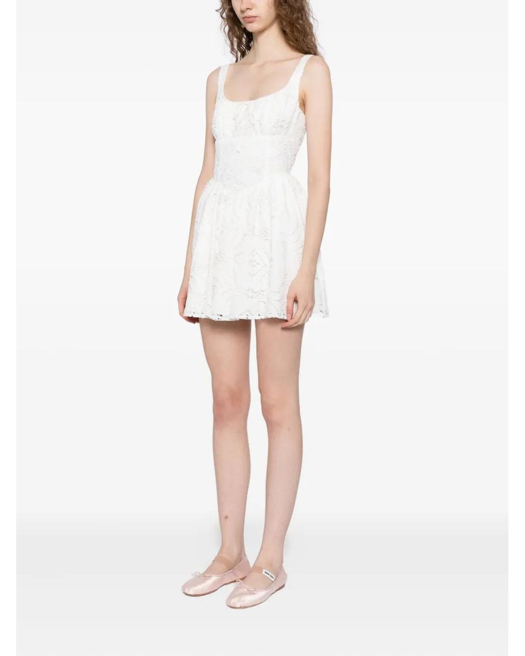 Reformation Daria Dress in White | Lyst Reformation Daria Dress in White | Lyst