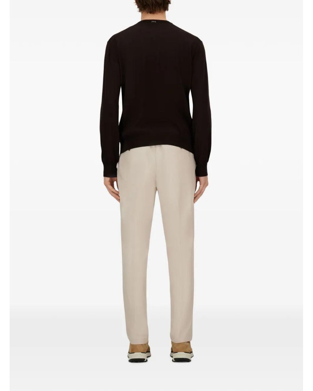 Herno Black Resort Stocking-Stitched Sweater for men